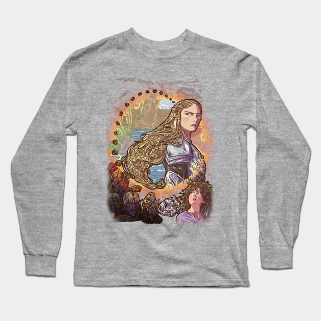 Power of Rings Long Sleeve T-Shirt by Galhardo